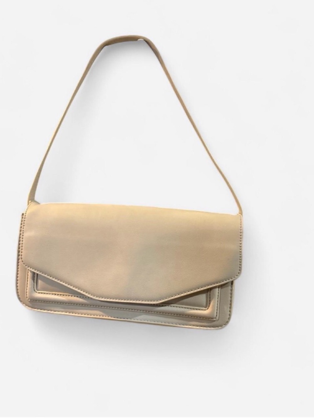 Neutral Beige Shoulder Bag - Sleek Women's Bat.